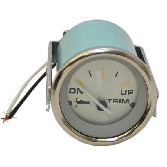 Teleflex Boat Trim Gauge 68262 | Honda Silver 2 Inch