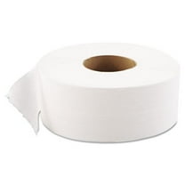 GEN JRT Jumbo Bath Tissue, Septic Safe, 1-Ply, White, 3.3 x 1,200 ft, 12 Rolls/Carton, Each