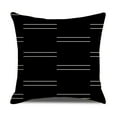 thumbnail image 2 of PEACNNG Black Throw Pillow 18x18 Set of 4 Farmhouse Pillow Covers Geometric Lattice Decorations Home Sweet Home Linen Cushion Case Gifts for Home Decor Couch Bed Living Room Pillowcases, 2 of 5