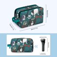 thumbnail image 3 of Toiletries Bag,Boston Terrier with Bones and Paws Mens Womens Toiletry Bag Bathroom Bag,Waterproof Toiletry Travel Bag Dopp Kit Shaving Bag 11x6.3x5.1 Inch, 3 of 5