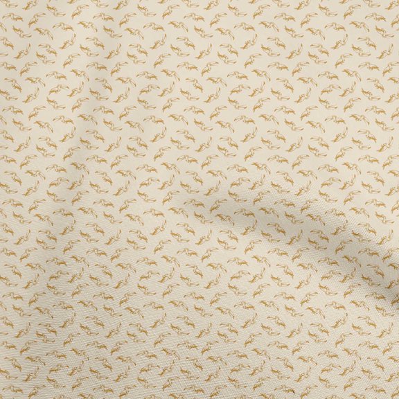 oneOone Cotton Poplin Twill Light Brown Fabric Toucan Sewing Fabric By The Yard Printed Diy Clothing Sewing Supplies 56 Inch Wide