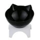 thumbnail image 1 of Comedero elevado para perros y gatitos con soporte elevado para cachorros pequeños Negro, 1 of 6