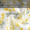 thumbnail image 5 of Yellow Flowers Spring Cloth Napkins, Elegant Farmhouse Botanical Washable and Reusable Dinner Napkins Set of 8, Table Napkin for Kitchen Party Birthday Wedding Hotel Housewarming 20"x20", 5 of 8