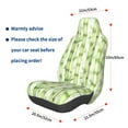 thumbnail image 3 of Yiaed Bamboo Stems And Leaves Print Car Seat Covers,Universal Auto Seats Protector Fits for Car,SUV Sedan,Truck,Automotive Seat Covers & Accessories, 3 of 5