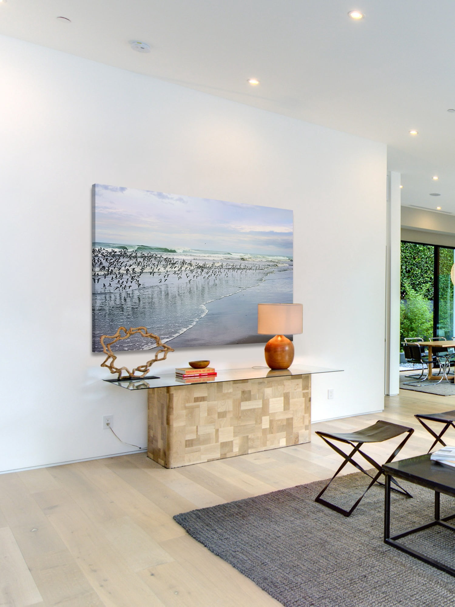 "Sea Birds" Painting Print on Wrapped Canvas