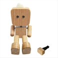 thumbnail image 1 of Figura de Hombre de Madera Tembloroso, Muñeco de Madera con Pies Temblorosos, Adorno para Salpicadero de Coche con Función de Aromaterapia A, 1 of 5