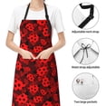 thumbnail image 6 of Lsque Ladybugs 1 Waterproof Apron Chef Aprons for Men Heavy Duty Chemical Work Apron Extra Long Grilling Aprons with Adjustable Bib Apron, 6 of 9