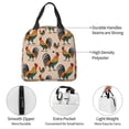 thumbnail image 4 of Fotbe Rooster Bolsa Térmica con Estampado y Forro de Aluminio Grueso Bolsa de Almuerzo con Bolsillo Frontal para Hombres y Mujeres, Ideal para Trabajo, Escuela, 4 of 8