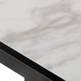 thumbnail image 3 of Benjara 30 Inch Wood and Ceramic Modern Console Table, Gray and White, 3 of 5