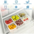 thumbnail image 5 of 3PCS Fridge Organizer, Plastic Refrigerator Side Door Storage Containers, Space-Saving Organizer Bins for Refrigerator, for Fridge Cupboard Pantry Snacks Tins Kitchen, 5 of 8