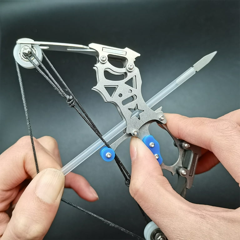 BYJCCAR Mini Bow & Arrow Set Portable for Outdoor Shooting Toy 6.9