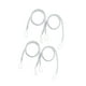 thumbnail image 4 of 4 Piezas de Alzapaños de Cortina Macarena Modernos Gris, 4 of 8