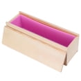 thumbnail image 4 of Molde de silicona para jabón de rosas de 1200ml, molde para hornear doble abierto para suministros de pan y jabón DIY, color rosa, 4 of 14
