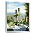 thumbnail image 2 of Designart "Fluid Art Vineyard Charm III" Vineyard Floater Framed Wall Art Prints, 2 of 5