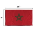 thumbnail image 4 of Vispronet 3ft x 5ft Morocco Flag, Outdoor Country Banner, Flag Only, 4 of 8