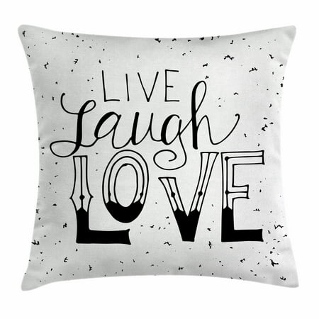 Live Laugh Love Decor Throw Pillow Cushion Cover Quote Hand Drawn Inspiration Hipster Decorative Pillows Live Laugh Love Decor Throw Pillow Cushion Cover Quote Hand Drawn Inspiration Hipster Decorative Pillows