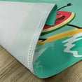 thumbnail image 5 of Ambesonne Surf Place Mats Set of 4, Watermelon on the Waves, Standard Size, Red Green Yellow, 5 of 6