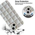thumbnail image 3 of Desiderio Simple color sólido hielo suave, funda protectora anticaída para teléfono celular, blanco, 3 of 5