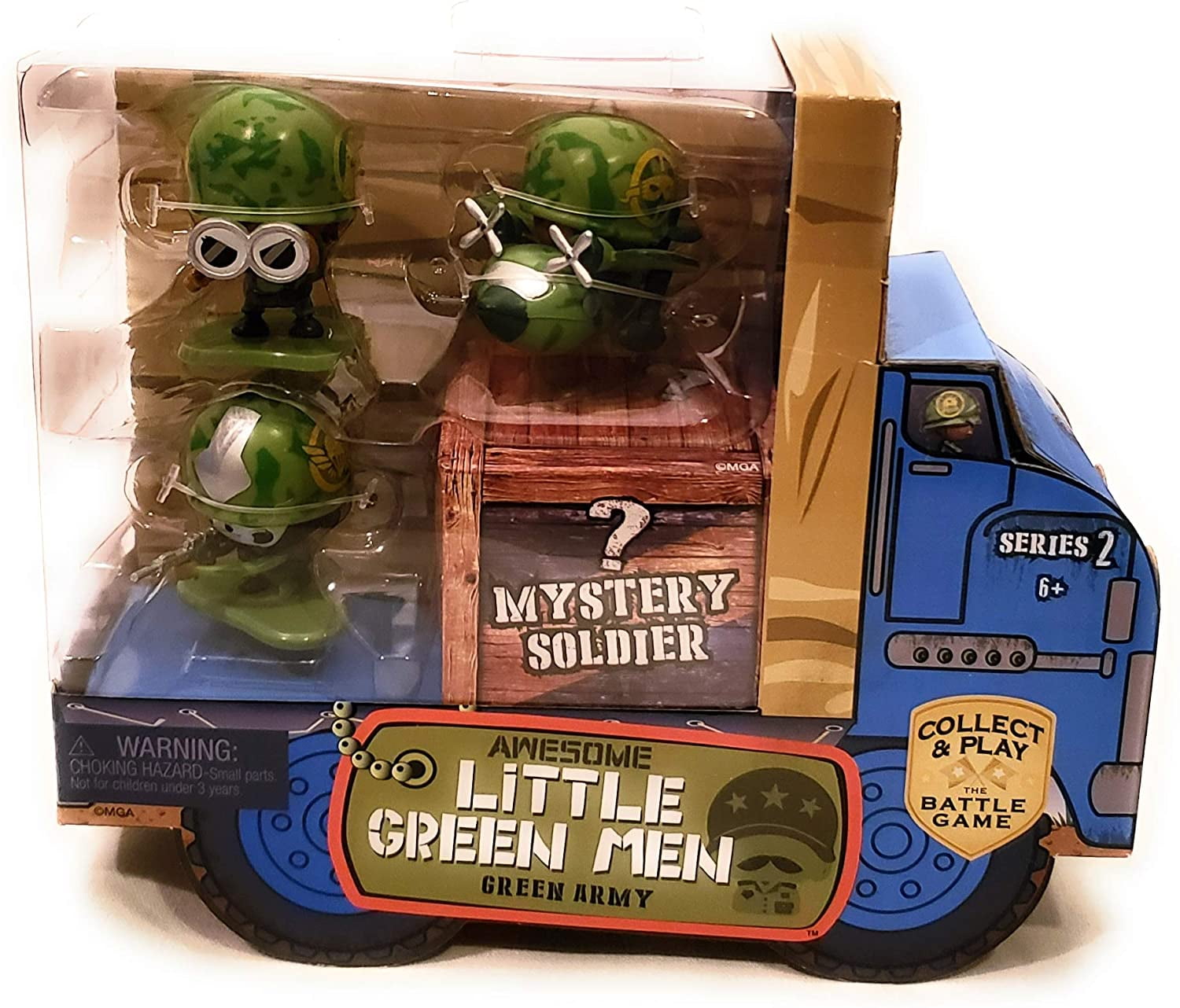 Awesome Little Green Men 4 Pack Series 2 Desert Detail Collect Play Battle Game 