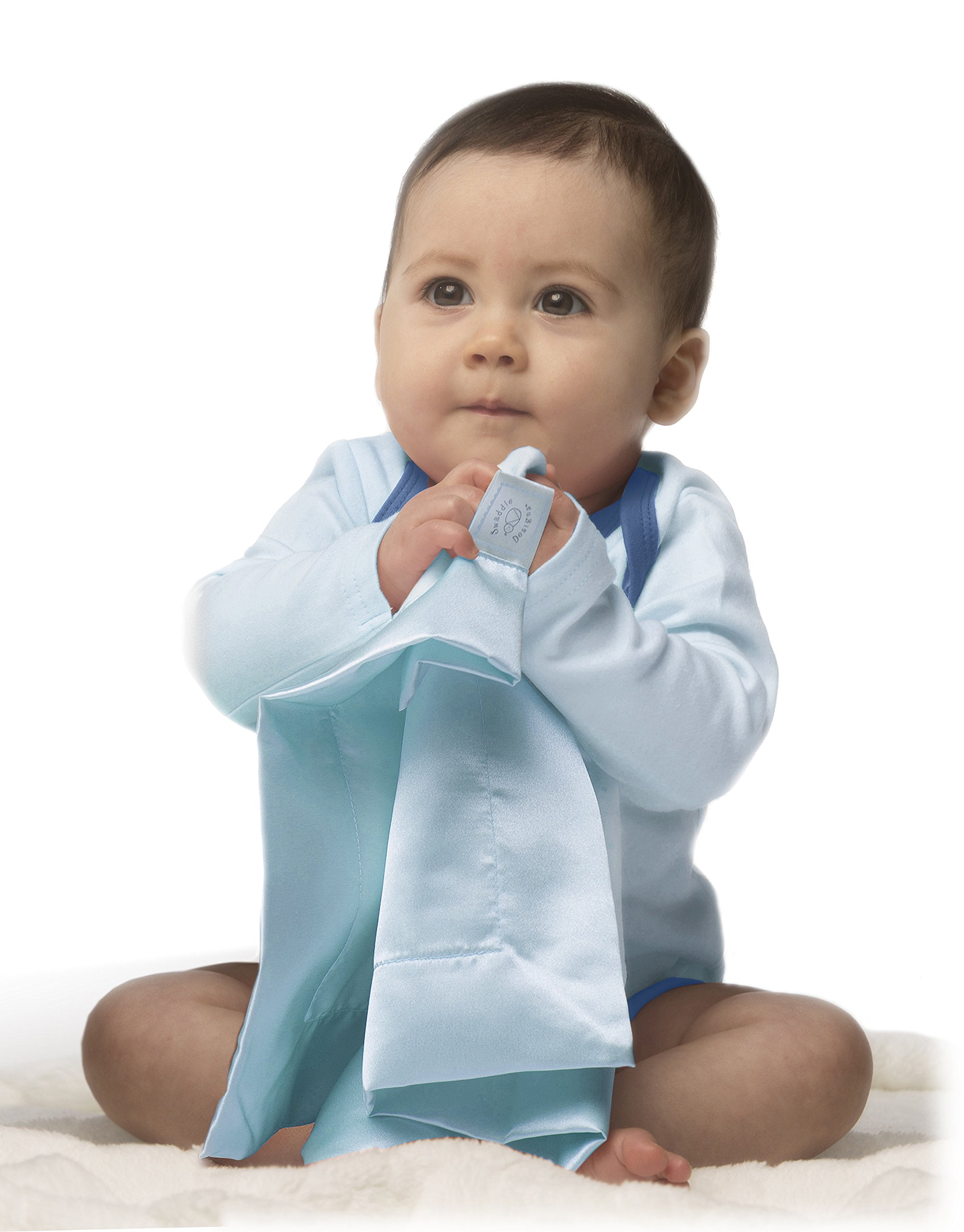 Swaddledesigns Cotton Muslin Baby Lovie, Small Security ...