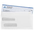thumbnail image 4 of 500 No. 8 Flip and Seal Double Window Security Check Envelopes - Designed for Quickbooks Printed Checks - Number 8 Size 3 5/8 Inch x 8 11/16 Inch, 4 of 5