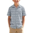thumbnail image 1 of T-Shirt à Col Rabattu à Manches Courtes pour Garçons et Filles, Haut Imprimé Doux et Respirant pour Fête Décontractée, 1 of 8