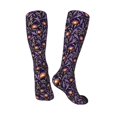 thumbnail image 4 of Balery Lavender Flowers Printed Novelty Socks Men's Women's Crew Socks Sports Socks Knee High Socks Cotton Socks Quirky and Cool Socks, 4 of 9