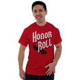 thumbnail image 3 of Skate Board Honor Roll Funny Men's Big & Tall Crewneck Graphic Tee Brisco Brands 5X, 3 of 5