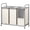 Beige, variant on SUOERNUO 3-Bag Laundry Sorter Cart with Wheels – Heavy Duty Rolling Hamper with Removable Bags for Laundry Room Organization (Black)