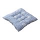 thumbnail image 2 of Cojines, cojines decorativos, ropa de cama, cojines, cojines cuadrados para silla de 40 x 40 cm, para cocina, comedor, lino, lavable, transpirable, para jardín, patio, sillas, cojines de poliéster., 2 of 6