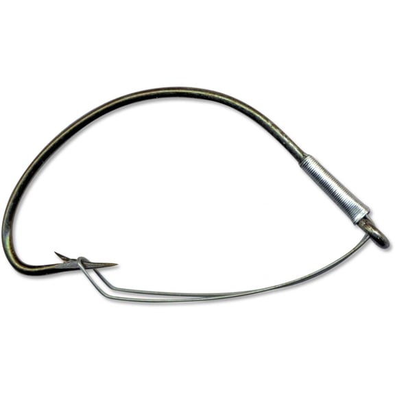 Mustad W37140-5/0-2 Classic Worm Hook Size 5/0 Wide Gap Ringed