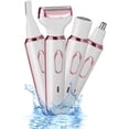 thumbnail image 1 of PIPETPET Electric Razor for Women, 4-in-1 Women’s Body Hair Removal, Shaver Bikini Trimmer for Eyebrow Face Body Underarm, Portable Ladies Shaver, Women’s Trimmer USB Rechargeable IPX7 Waterproof, 1 of 6