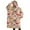 Pink Cartoon Dinosaurs-1, variant on Oversized Wearable Blanket Hoodie,Pink Cartoon Dinosaurs Christmas Pattern Sherpa Blanket Hoodie with Super Pockets,Super Warm Fuzzy Pullover for Women & Men