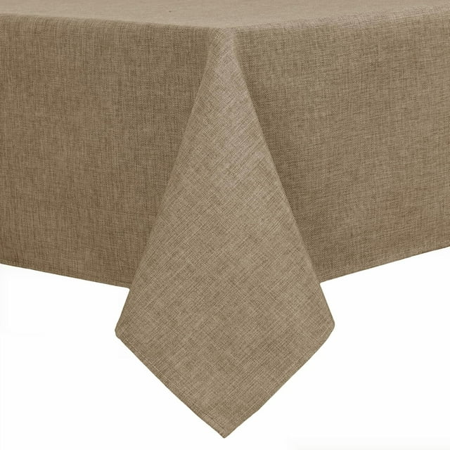 Faux Linen Rectangle Tablecloth Wrinkle Washable RustProof Rectangle Table Cloth for Kitchen Dining Room Holiday Table Cover for Party Dinner Farmhouse Grey X