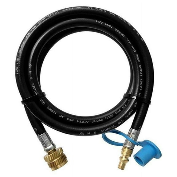 72 ft. Male Swivel Model 250 Male Quick Disconnect Plug Propane Hose