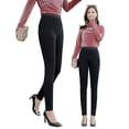 thumbnail image 1 of leggings Negros para Mujer para Usar en Primavera y Otoño, Pantalones Ajustados de Pierna Pequeña, Pantalones de Mujer de Cintura Alta Que Estilizan, 1 of 16