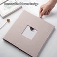 thumbnail image 2 of Álbum de Fotos HoneyTolly Grande DIY Autoadhesivo de Lino Beige, 2 of 6