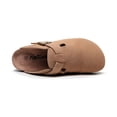 thumbnail image 4 of Men's Clogs Adjustable Buckle Slip On Cork Footbed Home Clog Slippers Shoes Unisex New, 4 of 6