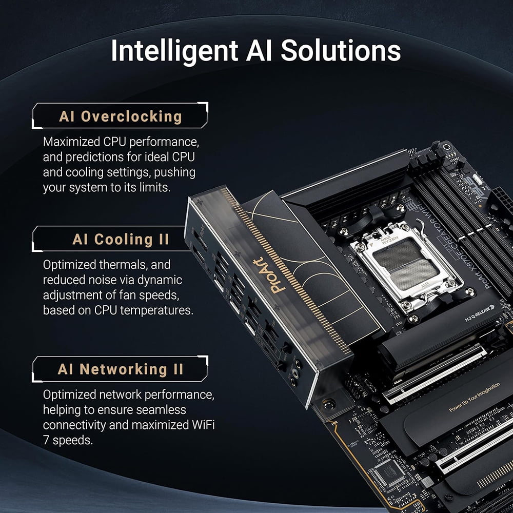 ASUS ProArt X870E-Creator WiFi AMD AM5 ATX Motherboard, PCIe 5.0