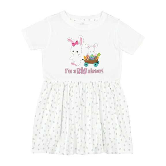 Inktastic I'm a Big Sister Girls Toddler Dress