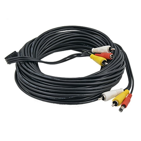 Unique Bargains 9.7m 32FT CCTV Camera Surveillance System RCA Video Audio Power Cable