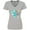 AC-Heather Grey, variant on Inktastic Be a Mermaid Make a Splash Blue Mermaid Tail Women's V-Neck T-Shirt