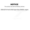 thumbnail image 2 of Transit Auto Rear Disc Brake Rotors and Semi-Metallic Pads Kit for Car 2009-2010 Ford E-450 Super Duty DIESEL engine K8F-101622, 2 of 11
