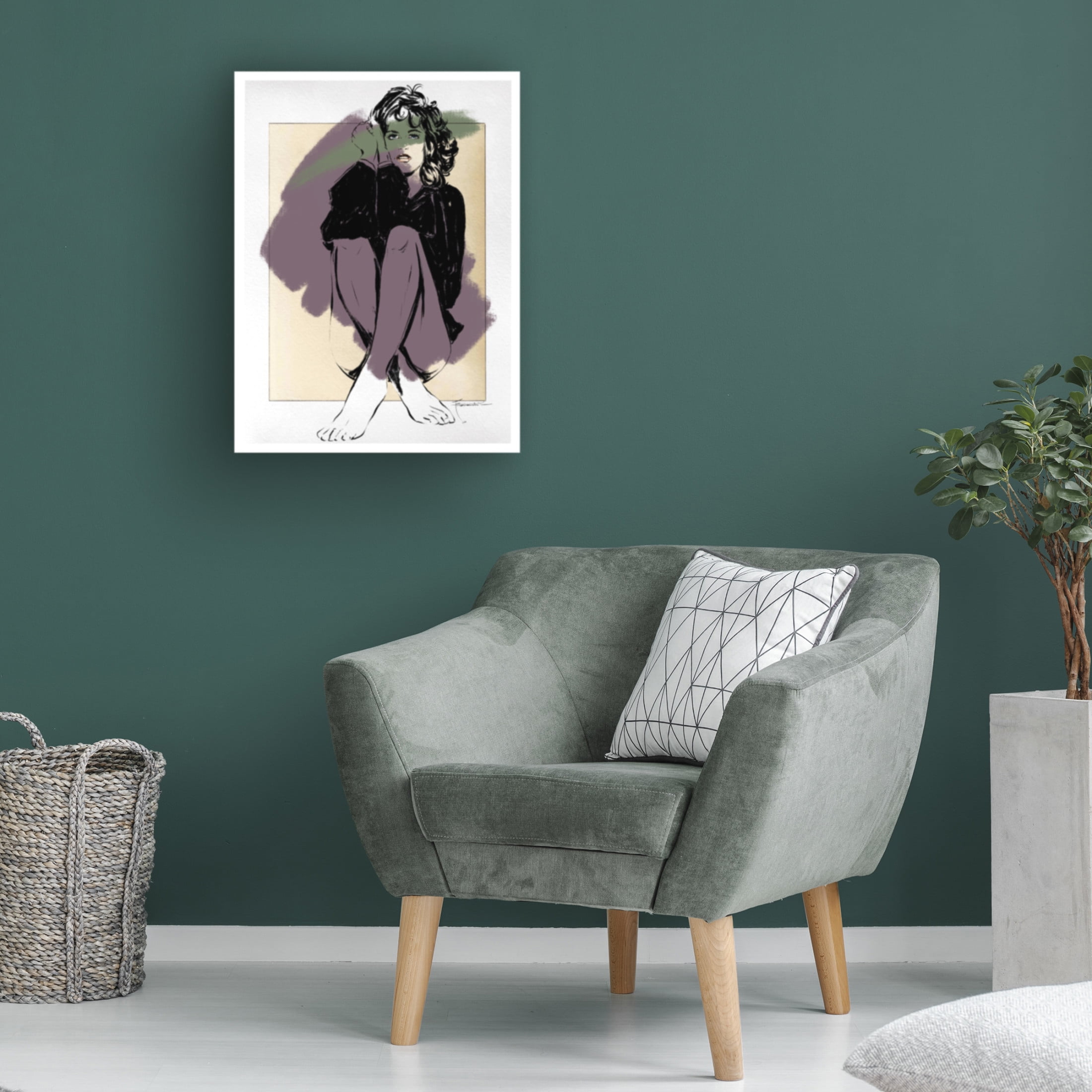 Canvas Wall Art - TMBorenstein 'Intel' Wall Art for Living Room, Bedroom, or Office Décor by Trademark Fine Art - 35 x 47 Inches