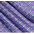 thumbnail image 3 of Soimoi Purple Cotton Voile Fabric Owl & Tree Christmas Printed Fabric 1 Yard 42 Inch Wide, 3 of 7