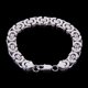 thumbnail image 2 of Brazalete de cadena de esbones cubanos con bordillo de 10 acero inoxidable pteado grueso para hombre Zulema Curb plana Pulsera de Eslabones, 2 of 6