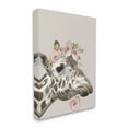 thumbnail image 4 of Stupell Industries Giraffe with Rose Crown Animals & Insects Painting Gallery Wrapped Canvas Art Print Wall Art, 36 x 48, 4 of 8