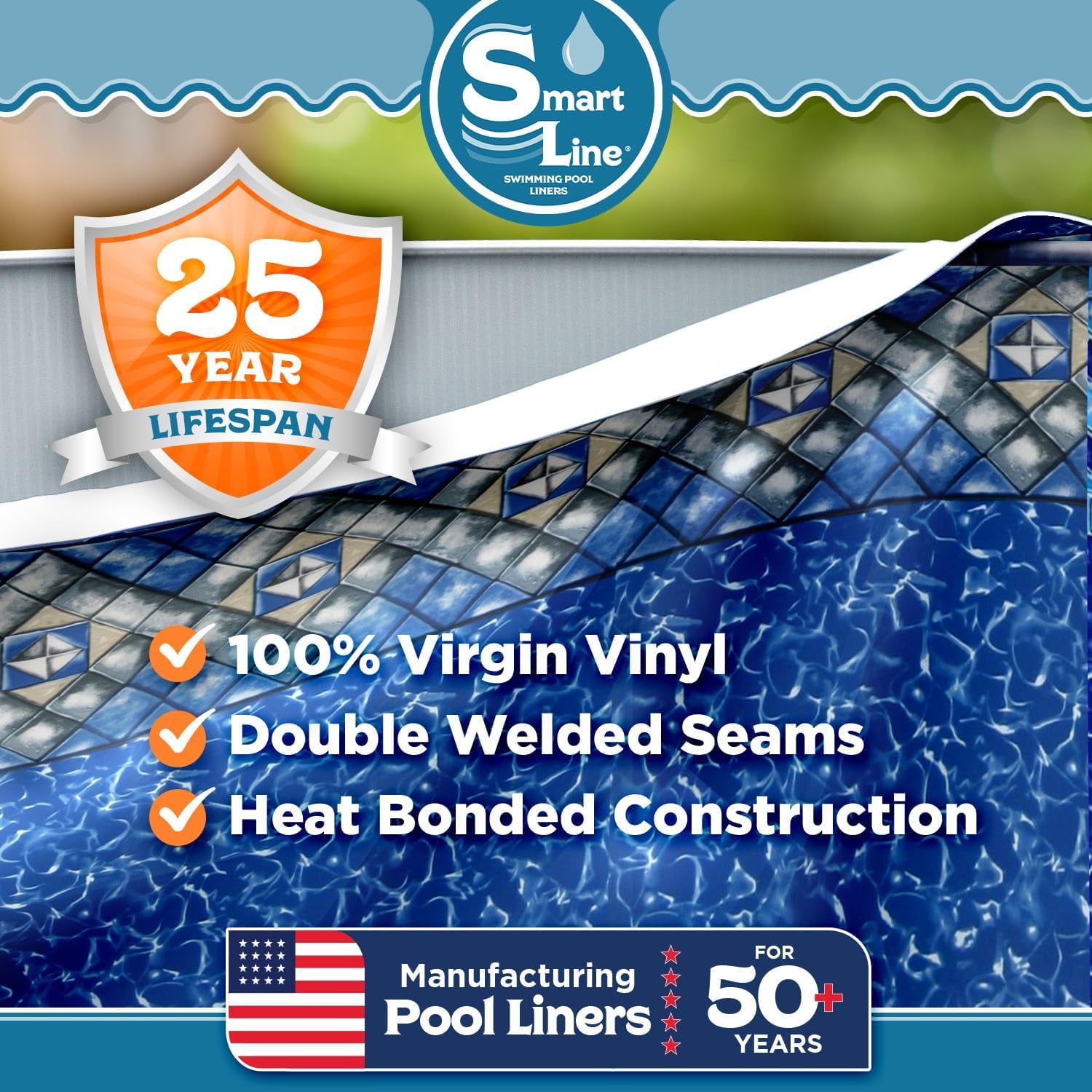 SmartLine Manor Liner for Above Ground Pools - Thumbnail 3