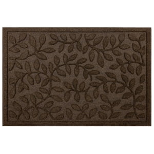 Mainstays Rambling Vine Brown Outdoor Doormat, 24 x 36 In