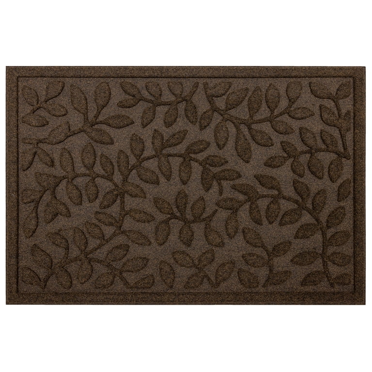 Mainstays Rambling Vine Brown Outdoor Doormat, 24 x 36 In photo 1